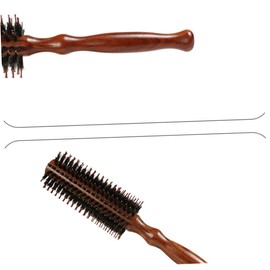 WOONEKY Curling Brush Slick Back Comb Anti-static Hair Brush Massage Comb Ergonomic Handle Hair Accessories