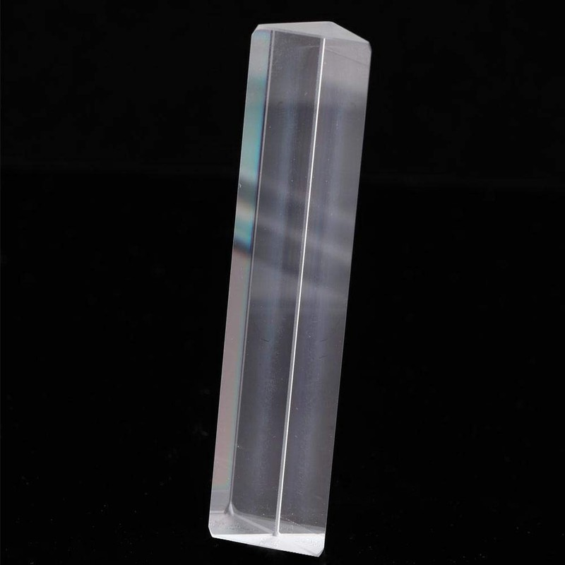 Hilitand Optical Glass Prism K9 Optical Glass Triangle Prism Right
