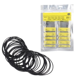 Watch Back Cover Seal Gaskets, 500pcs/bag O Ring Rubber Seal, Watch Repairing Tool Replacement O-Rings for Watch Backs Size 16-40mm(0.8-500pcs)