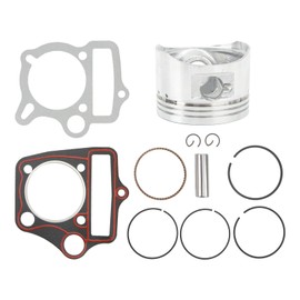 Piston O Ring Gasket Kit, 2.1in Engine Piston Kit, Replacement for Engine ATV Dirt Bike Pit Bike Go Kart Pocket Bike,Piston rings