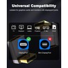 Duttek 8K 90 Degree DisplayPort 1.4 Adapter, Up & Down