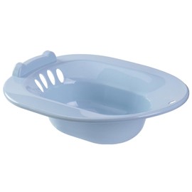 Healvian Sitz Bath for Toilet Seat Hemorrhoids Soaking Steaming Postpartum Care Tub Hip Bath Bowl Salt Soak Pan Wash Basin for Treatment Blue