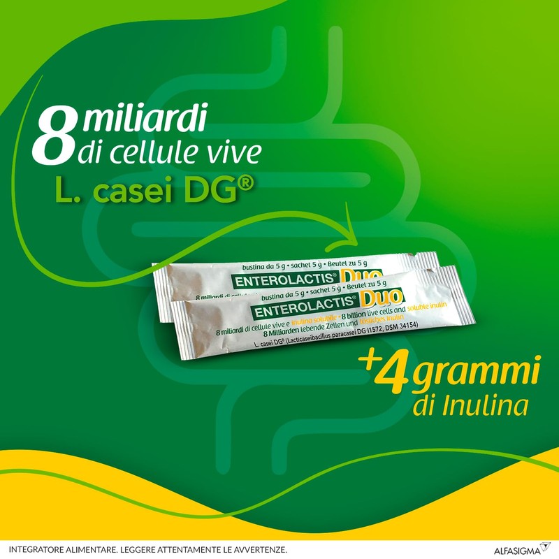 Enterolactis Duo 20 bustine solubili: probiotico che aiuta a favorire