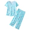 SISKIN Womens Pajama Sets - Capri Pajamas for Women Set