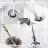Pipe Brush 45cm Handle White Pipe Cleaning Drainage Brush Freely