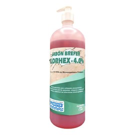 Jabón Antiséptico con Gluconato de Clorhexidina 4% 946 mL | Higiene para Piel y Manos | Con Bomba Dosificadora | Uso Profesional