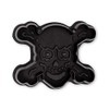 Städter 171886 Skull Cookie Cutter, Plastic, Black, 7.5 cm