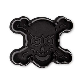 Städter 171886 Skull Cookie Cutter, Plastic, Black, 7.5 cm