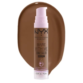 NYX Professional Makeup, Bare With Me Concealer Serum Natural Finish Medium Coverage Serum, Mocha, 9.6ml