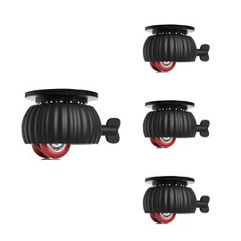 4PC Self Adhesive Caster Wheels for Appliances, Mini Swivel Wheels with Brake, 360° Rotating Silent Rollers, Strong Load-Bearing Universal Wheels for,Furniture, Coffee Makers SoarExcelyy