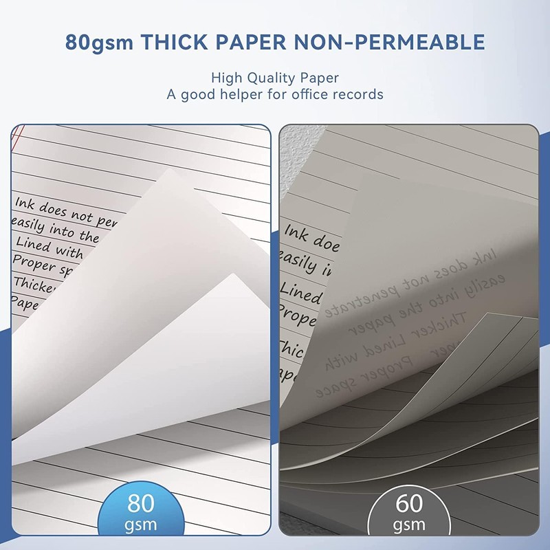 Nichela 5" x 8" Note Pads 12 Pack of Legal