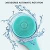 Electric Body Brush Set Rechargeable Long Handle Scrubber Shower Brush