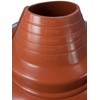 #5 (DC205REC) DEKTITE Square Base Combo Pipe Flashing Boot: RED