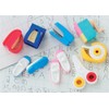 IWAKO white scissors school supplies eraser from Japan