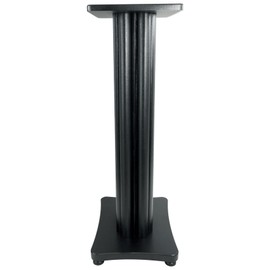 2 Rockville SS28B Premium Black Wood Grain 28" Home Speaker Stands Up to 100Lbs