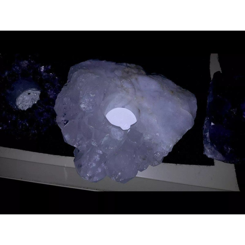 Clear Quartz Crystal Cluster Tea Light Candle Holder