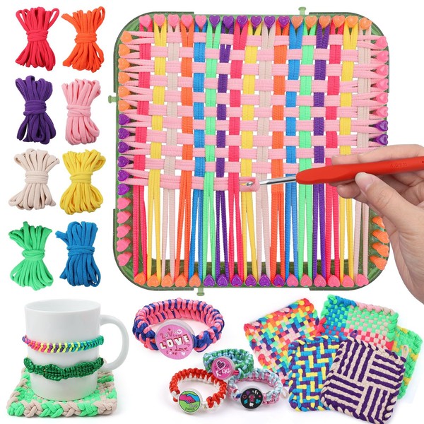 FUNiOi FUNiOi Weaving Loom Kit Toys for Kids, DIY Crafts