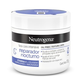 Neutrogena Face Care Intensive Crema Hidratante Facial Reparador Nocturno Colageno 100g