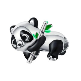 ChenYuTe 925 Sterling Silver Ladybird Charms, Chameleon Charm Beadwork for European Charm Bracelets and Necklaces, Sterling Silver, Cubic Zirconia