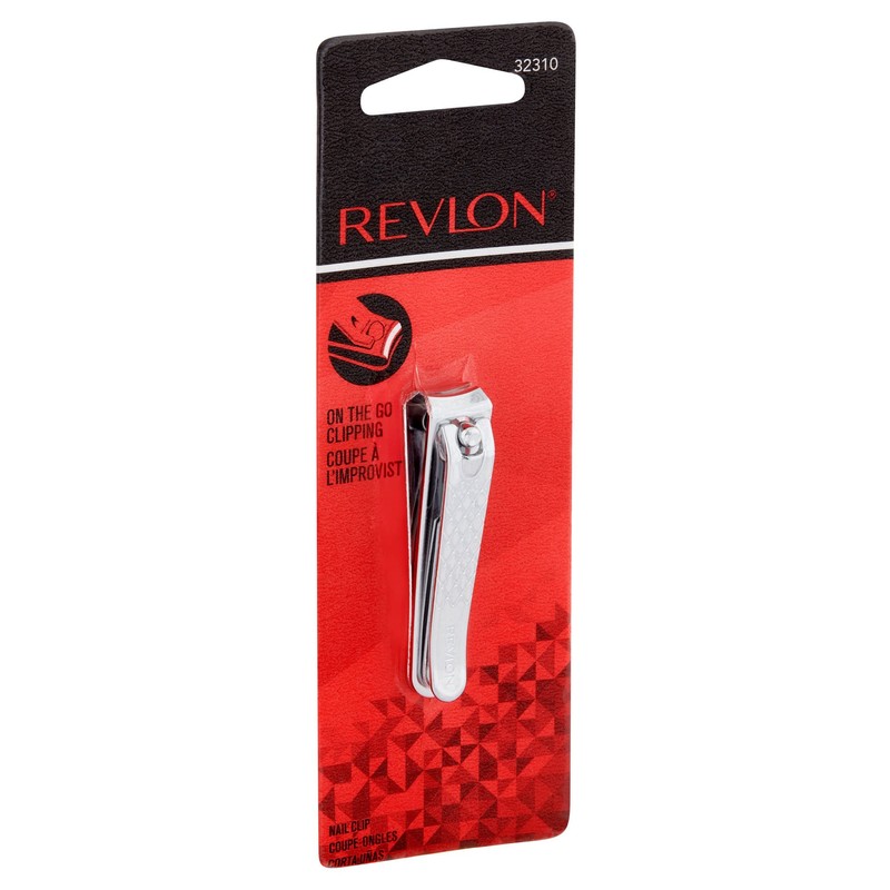 Revlon Compact Nail Clipper, Small Mini Design, Perfect for Travel,