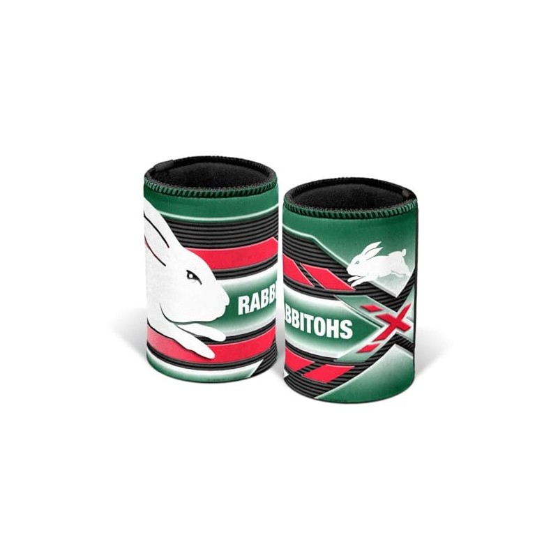 South Sydney Rabbitohs NRL Rugby Logo Can Cooler
