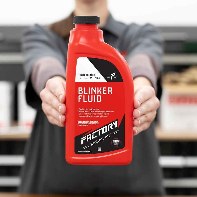 Factory Racing Parts High Performance Blinker Fluid 1 Quart (Empty)