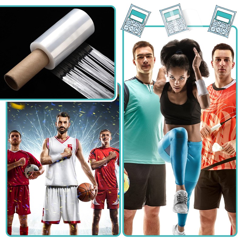 Outus Wrap Plastic Film with Handle Plastic Bags for Ice