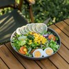 TOMSHOO Titanium Round Camping Plate Outdoor Ultralight Portable Tableware Cookware
