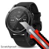 Totill 4-Pack for Garmin Watch Fenix 5 Tempered Screen Protector,