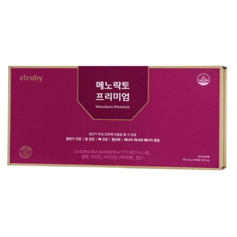 Huons Menopausal Lactobacillus Menoracto Premium 90 capsules, 1 box /