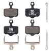 Dymoece 2 Sets Semi-Metallic Bicycle Disc Brake Pads for Avid