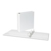 Economy D-Ring Vinyl View Binder, 2-Inch Capacity, White