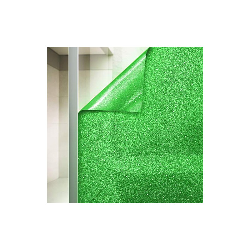VViViD Green Crystal Tint Frosted Decorative Two-Way Privacy Window Adhesive