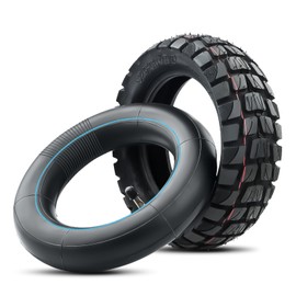 SYACHI 10 x 3 Inch Off Road Tire with Inner Tube Set, Pneumatic 255X80 Non-Slip Wear-Resistant Thick Rubber, Compatible with Zero 10x, Apollo Pro Scooter Tire & Inner Tube 1 Set