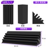 TroyStudio Sound Absorbing Material, Base Trap, 10×10×30cm, 12 Pieces, Soundproofing