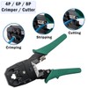 9-in-1 Network Toolkit with RJ45 Ethernet Crimping Tool, Punch Down