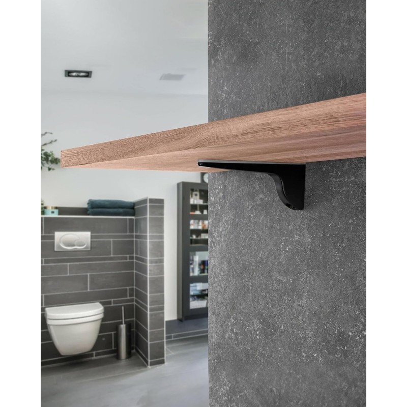 Gedotec Design Shelf Bracket - Black Matt | Pack of