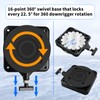 XQK 1 Pack 2207003 Low-Profile Swivel Mounting Base Compatible with