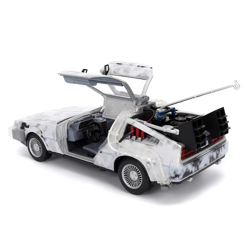 DCD DMC DeLorean Time Machine Frost Version Brushed Metal for