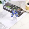 TOLIDA Crystal Forget-Me-Not Ornament - Blue Flower Figurine Crystal Paperweight,