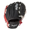 Rawlings Kids Baseball Glove (9" / Toddler) with Training Ball