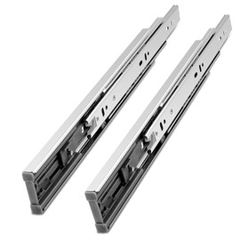 Gobrico Noiseless 20-inch 100 Lb. Full Extension Ball Bearing Drawer Slides Soft Close Rail Runners Heavy Duty 2Pair