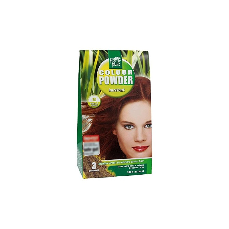 Henna Plus Colour Powder - hazelnut