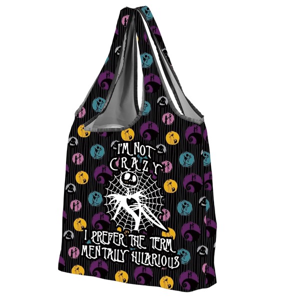 CMNIM Jack and Sally Reusable Grocery Bag Nightmare Before Inspired