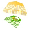 Rekord Leaf Rake (Plastic, Yellow) with 26 Prongs and 60