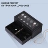 AUTOARK Leather & Velvet 12 Watch Box Jewelry Case and