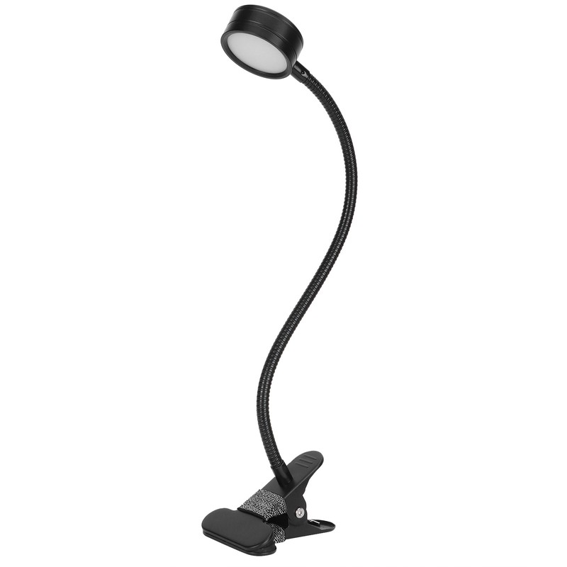 USB Desk Lamp 360° Angle Adjustable Clip On Gooseneck Reading