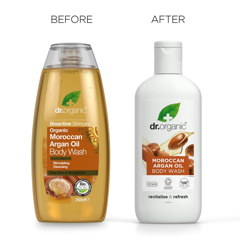 Dr. Organic Argan Body Wash, 250 ml, 1er Pack (1