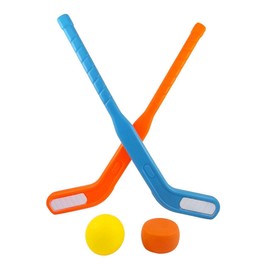 Liberty Imports Face Off Dual Hockey Sticks Youth Sports Set for Kids Puck and