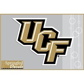 UCF Knights UCF STACKED LOGO 12" Vinyl Decal Central Florida Car Truck Sticker